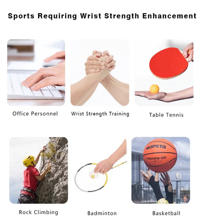 Wrist Exerciser Adjustable Arms Strength Trainer Forearm Hand Strengthener Power Grip Fitness Workout Equipment For Home Gym