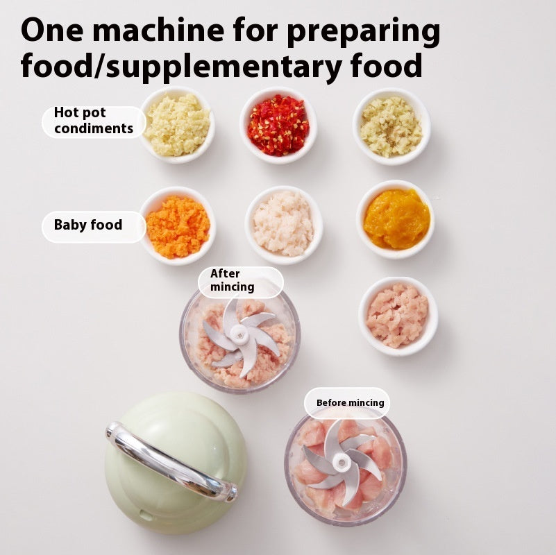 Grinder | Portable Electric & Manual Herb, Spice & Coffee Grinder Meshed Garlic Device Electric Large Capacity