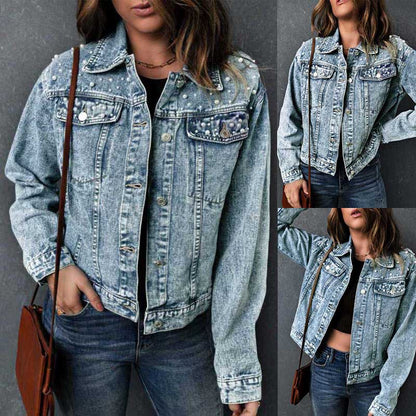 Fall Winter Cowboy Jacket Loose Casual Jacket
