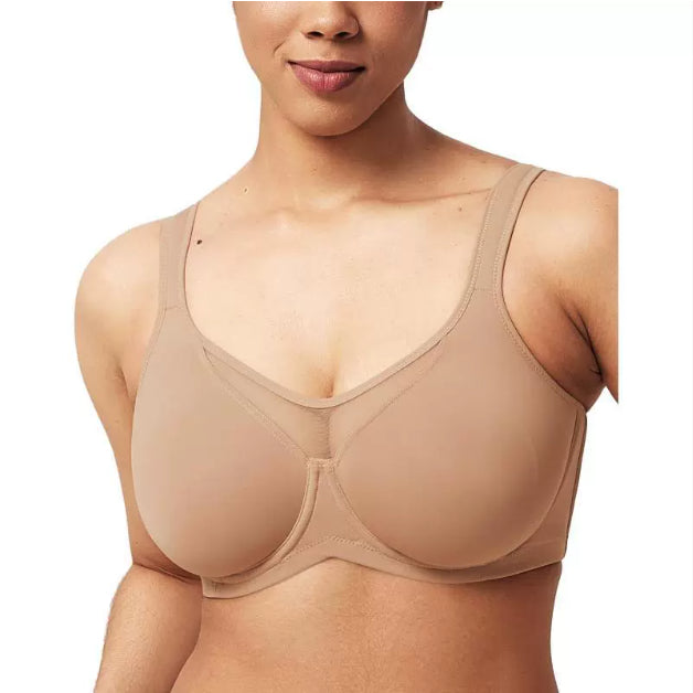 Women's Seamless Brassiere Deep V Without Steel Ring Buttery Soft Wireless Bras Lightly Support