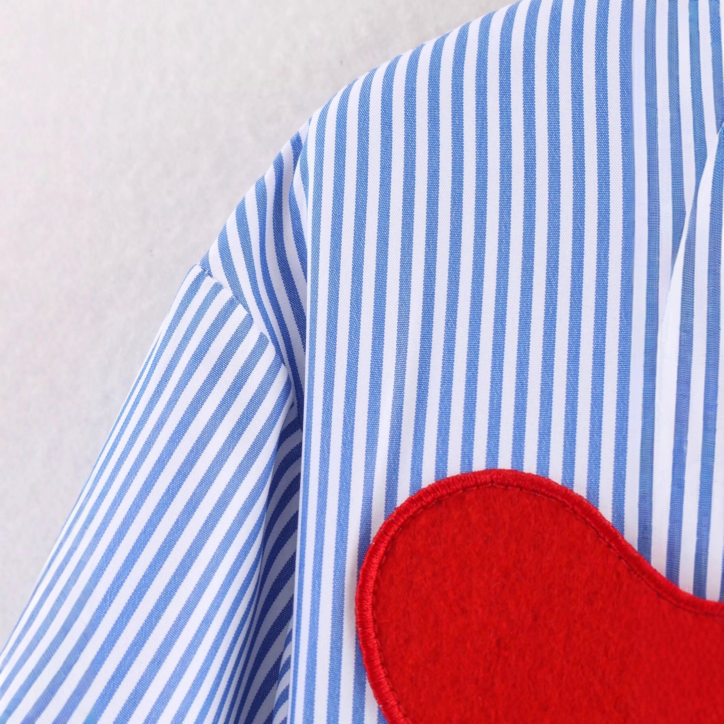 Versatile Heart Applied Zippered Pocket Jacket Coat