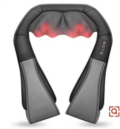USB Charging Neck Massager Trapezoid Muscle Shoulder Neck Waist Back Shawl Neck Kneading Whole Body Massage Instrument
