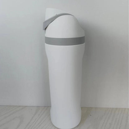 Insulated Stainless with straw water bottle Steel Sports Outdoor Double Drink Cup