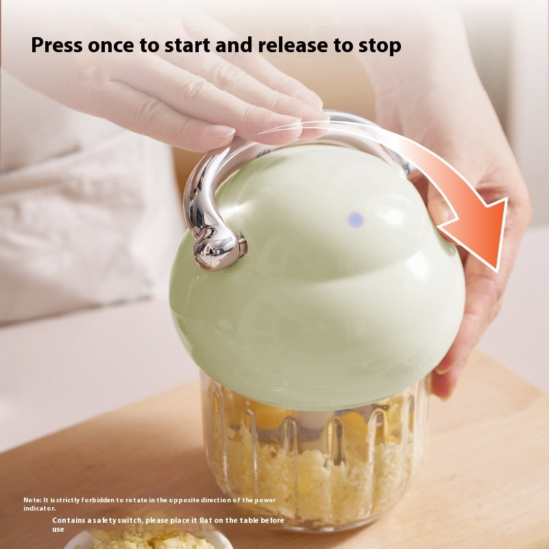 Grinder | Portable Electric & Manual Herb, Spice & Coffee Grinder Meshed Garlic Device Electric Large Capacity